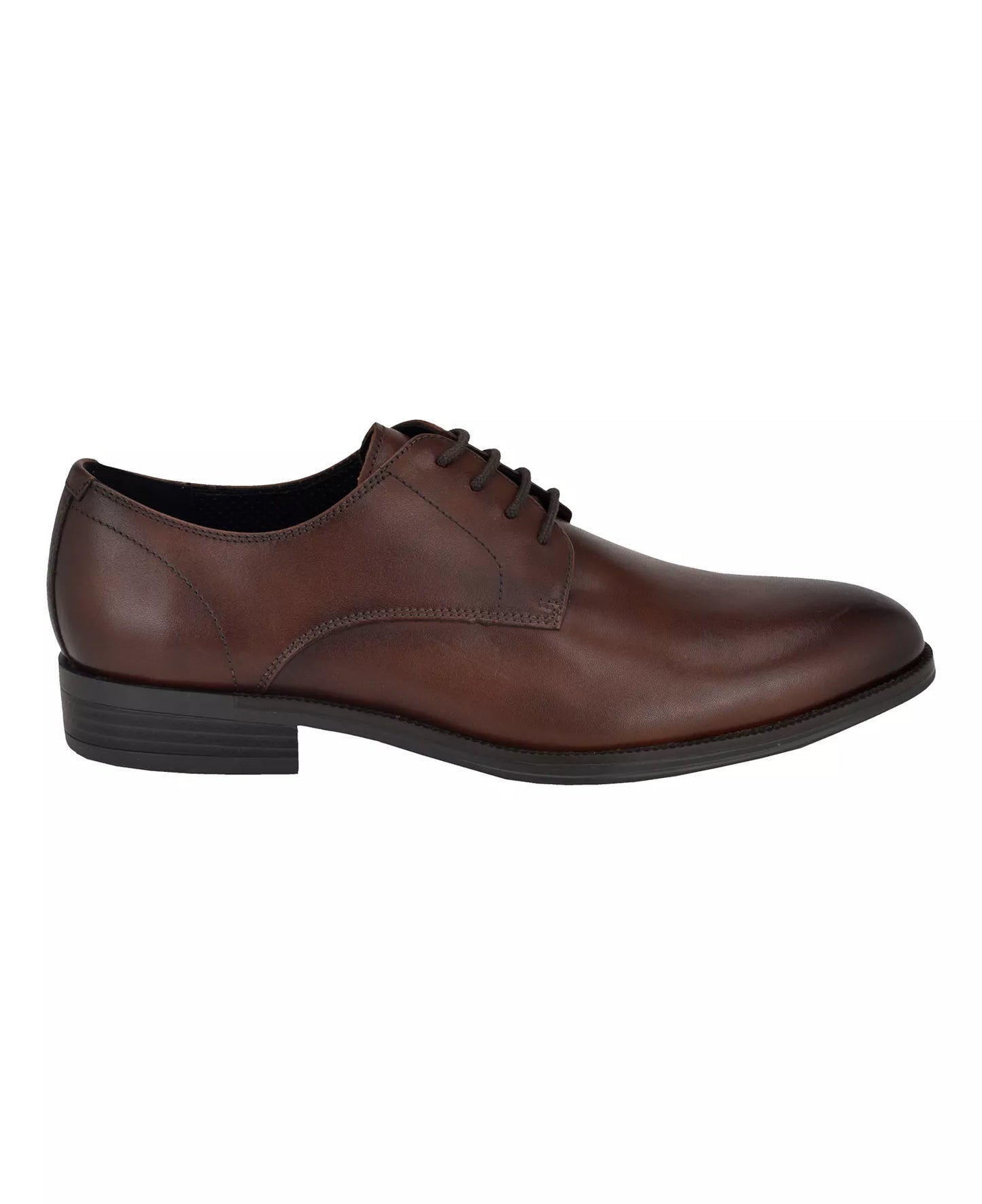 Calvin Klein Men's Jack Oxford Dress Shoes  Cognac Leather Size 11