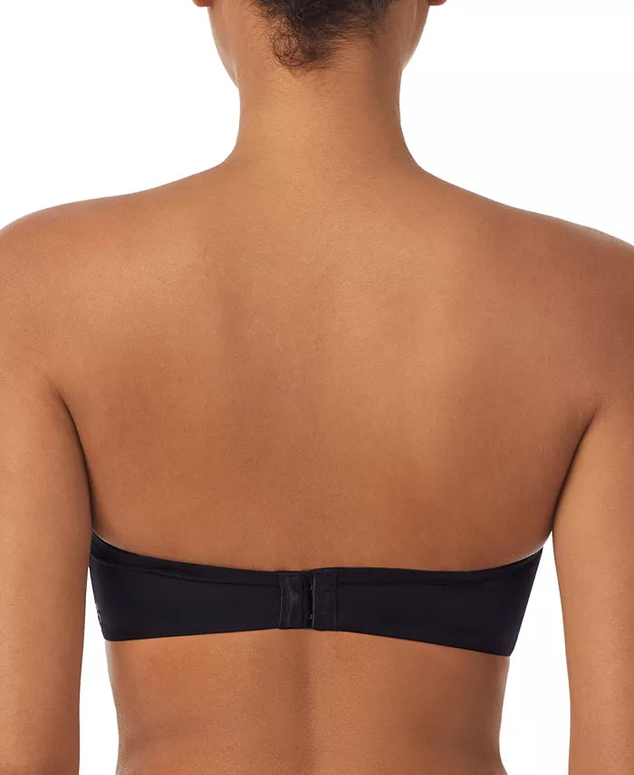 DKNY Women's Smooth Essentials Strapless Bra  Black Size 38DD