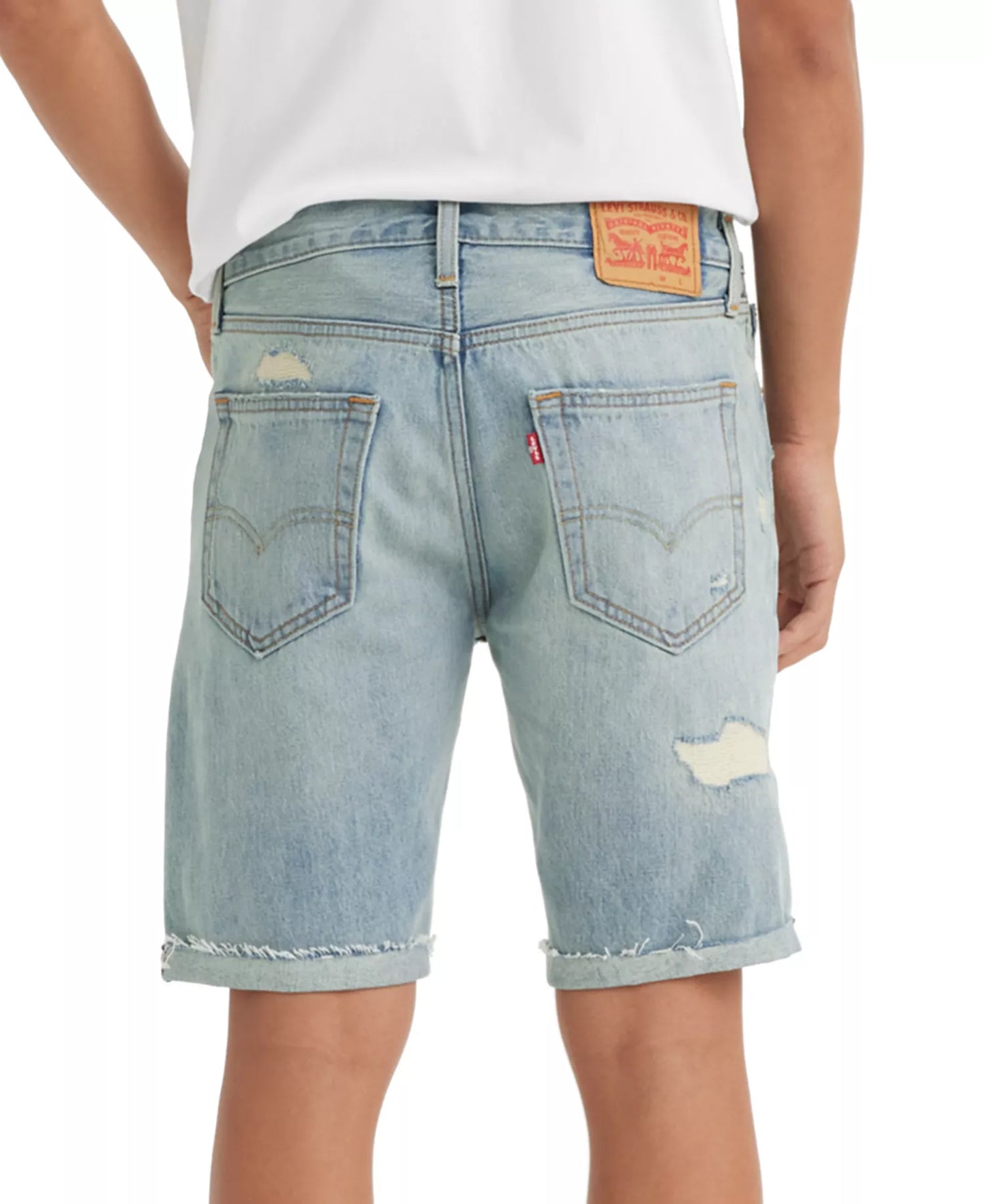 Levi's Men's Flex 412 Slim Fit 5 Pocket 9" Jean Shorts  Gummy Bear Size 34