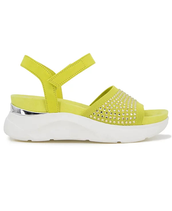 Kenneth Cole Reaction Women's Hera Sandals  Lime Zest Jewel Size 8
