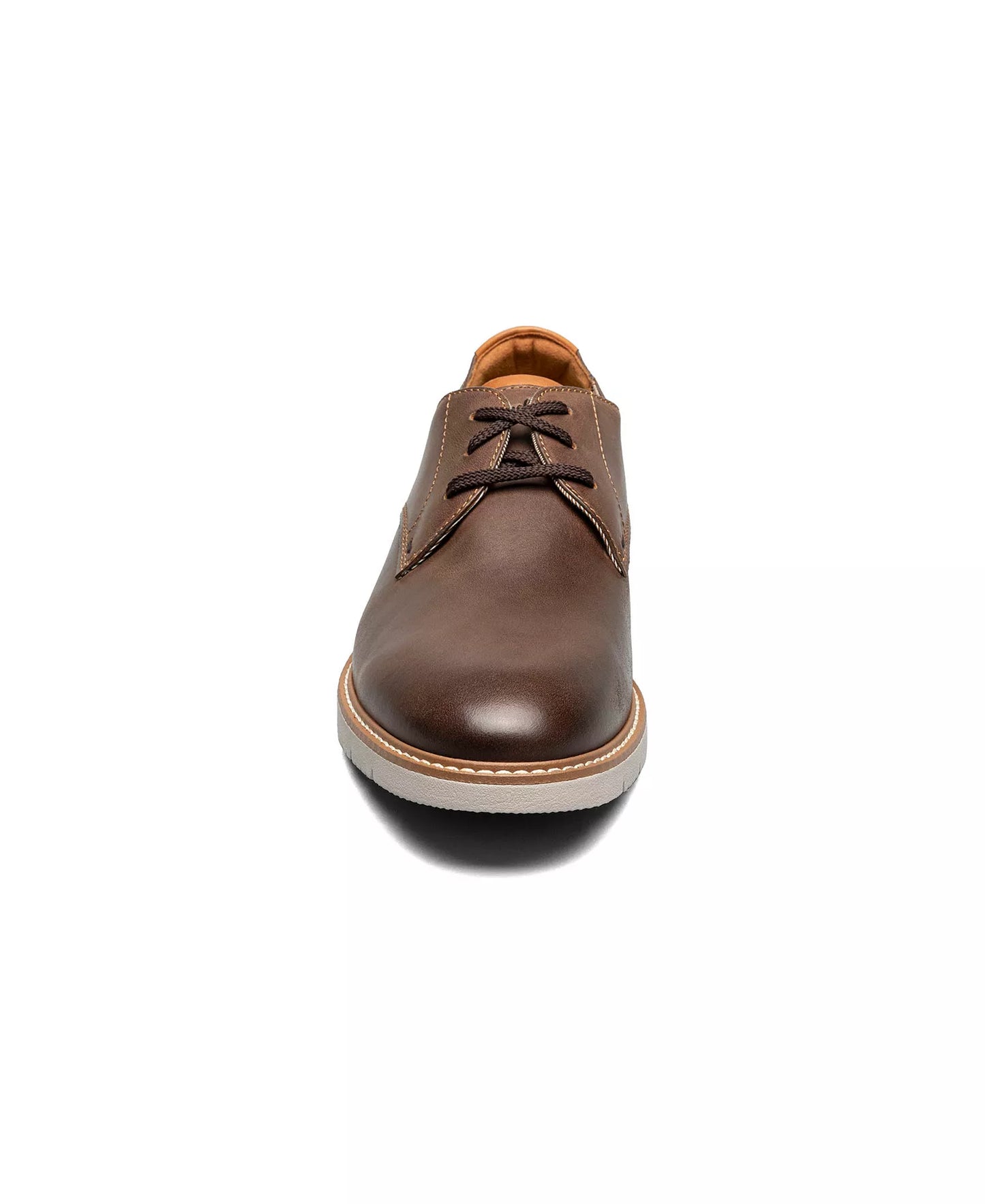 Florsheim Men's Vibe Plain Toe Oxford Lace Up Dress Shoes  Brown Ch Size 7.5W