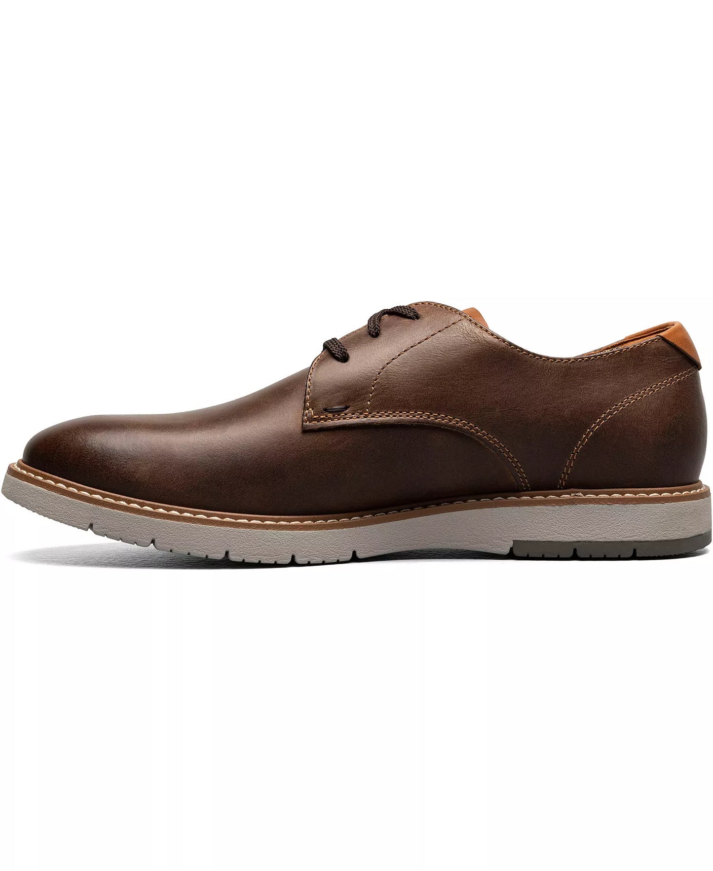 Florsheim Men's Vibe Plain Toe Oxford Lace Up Dress Shoes  Brown Ch Size 7.5W