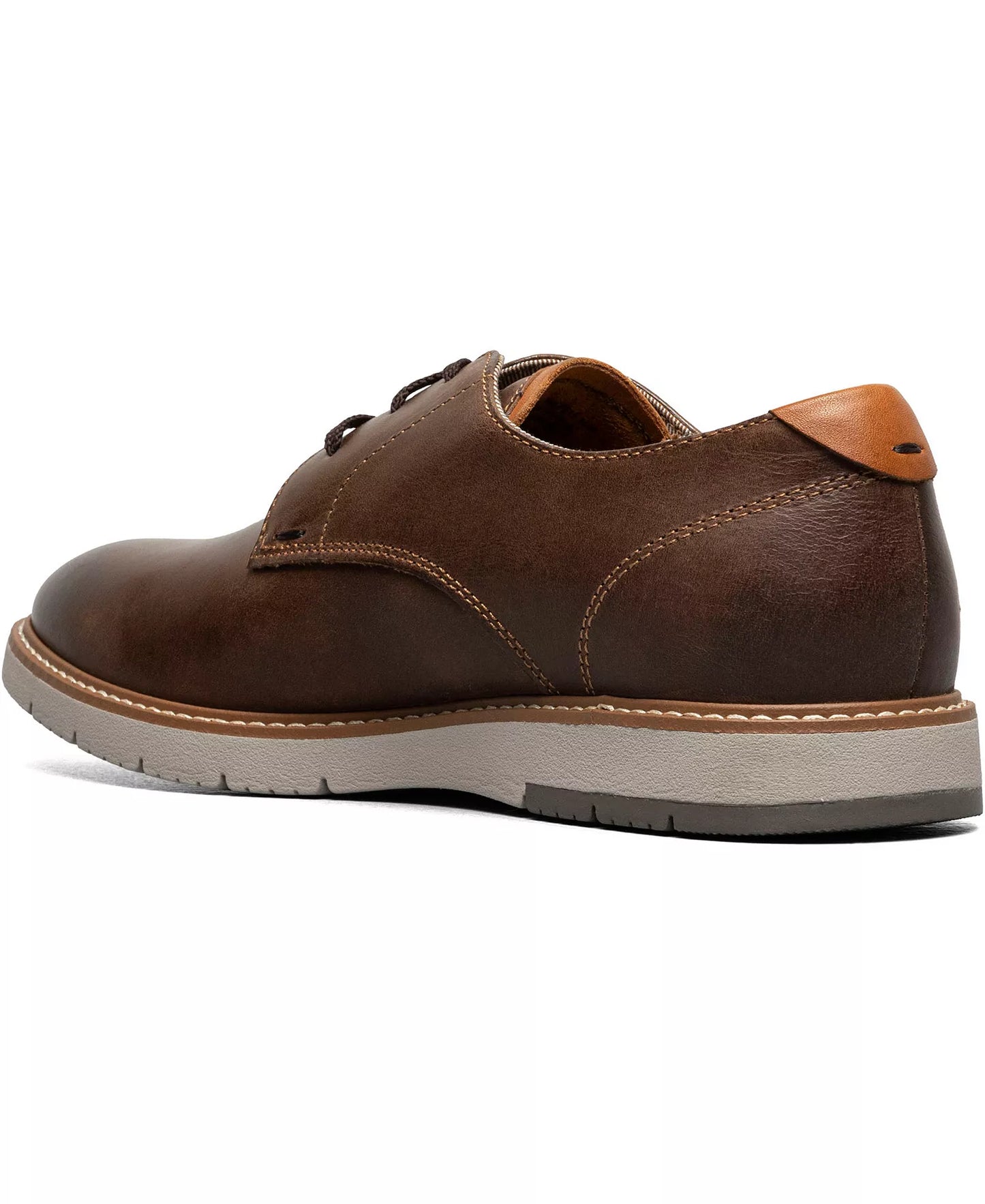 Florsheim Men's Vibe Plain Toe Oxford Lace Up Dress Shoes  Brown Ch Size 7.5W