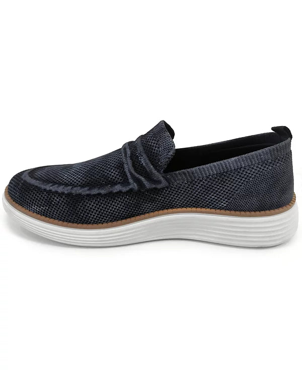 Akademiks Men's Dayton Slip-On Loafer  Navy Size 9