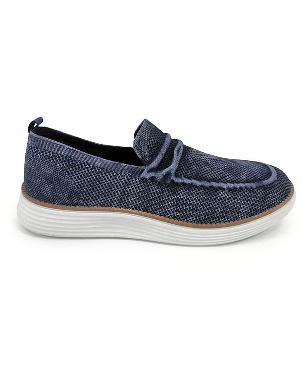 Akademiks Men's Dayton Slip-On Loafer  Navy Size 9