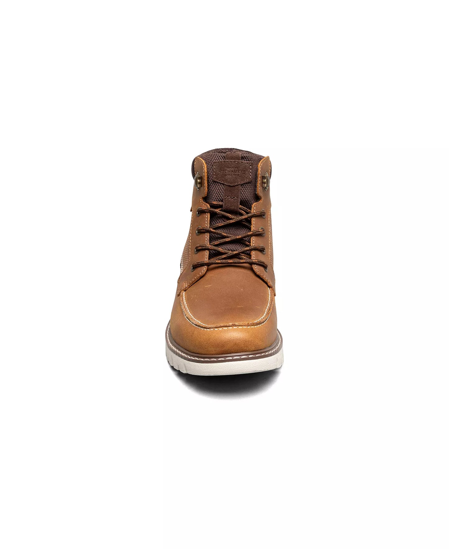 Nunn Bush Men's Karnak Moc Toe Boots  Tan/Charcoal Size 7