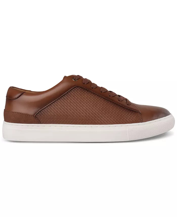 Alfani Men's Adairr Dress Sneaker  Cognac Size 8.5