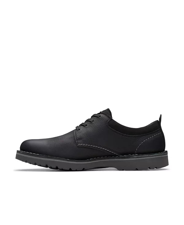 Clarks Collection Men's Eastridge Low Shoes  Black Leather Size 10.5