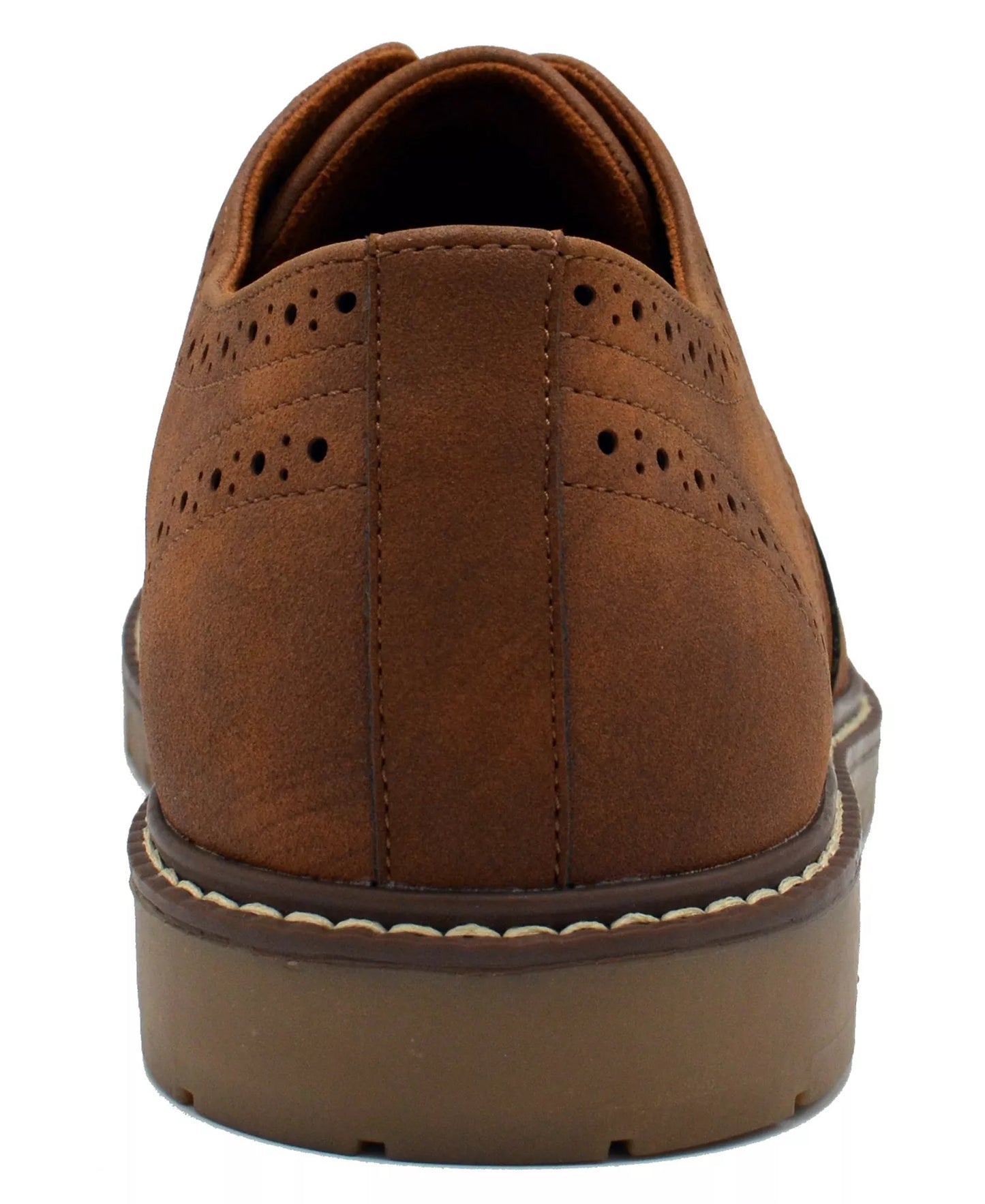 Aston Marc Men’s Manti Wingtip Oxford Shoes  Tan Size 8.5