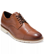Cole Haan Men's FlexGrand 360 Cap-Toe Oxford Dress Shoes  British Tan/Ivory Size 11.5