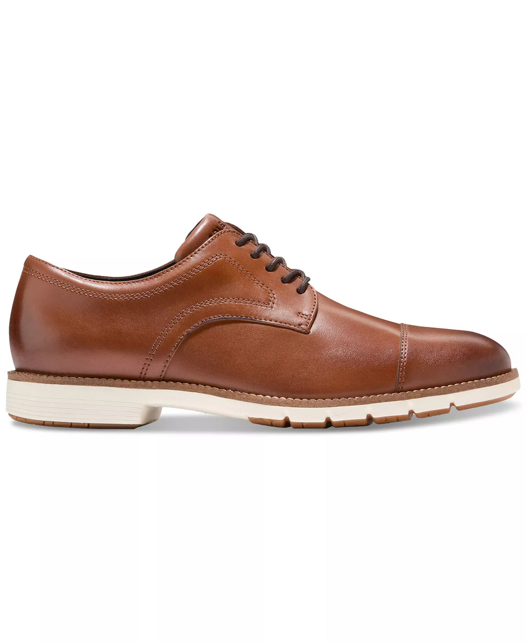 Cole Haan Men's FlexGrand 360 Cap-Toe Oxford Dress Shoes  British Tan/Ivory Size 11.5