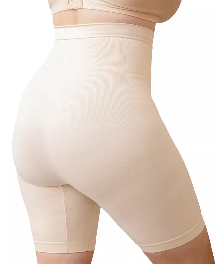 Shapermint Essentials Women's High Waisted Shaper Short  Beige Size S