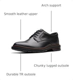 Clarks Men's Burchill Derby Lace Up Dress Shoes  Black Size 12