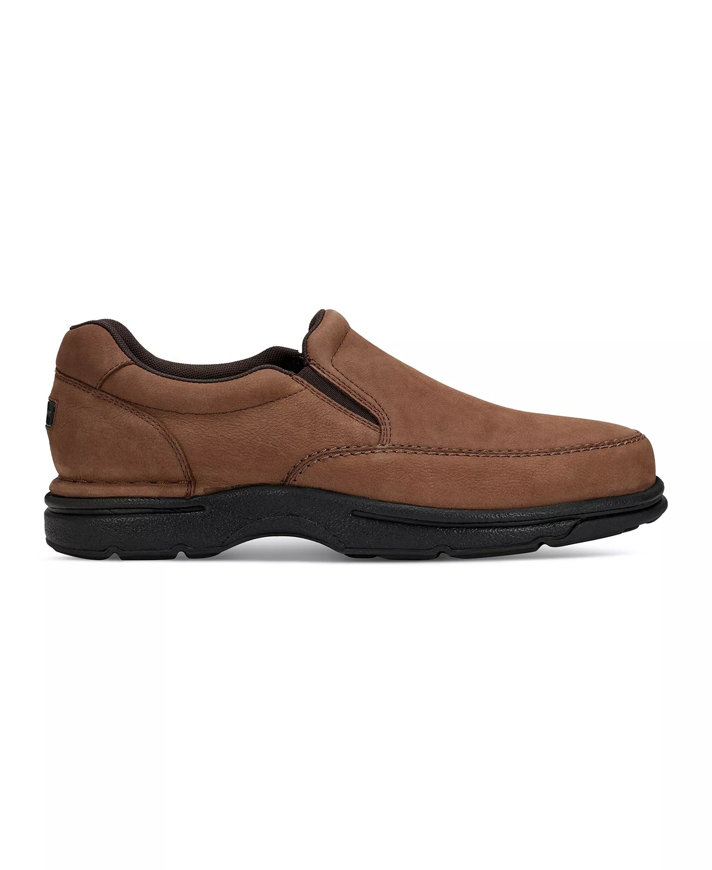 Rockport Men's Eureka Slip-On Casual Shoes  Dark Brown Leather Size 10.5XW
