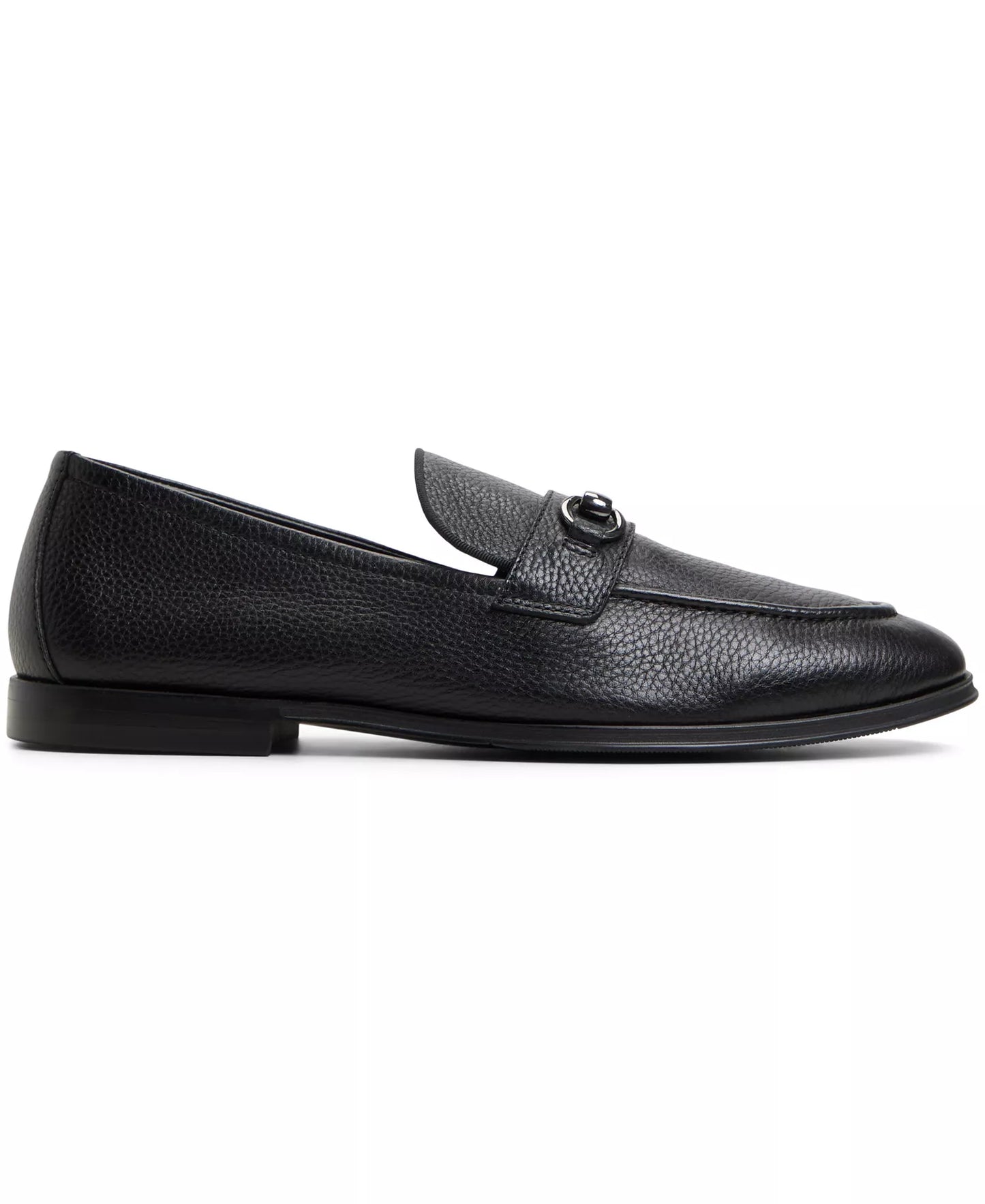 ALDO Men's Traveler Leather Bit Loafers  Black Size 11