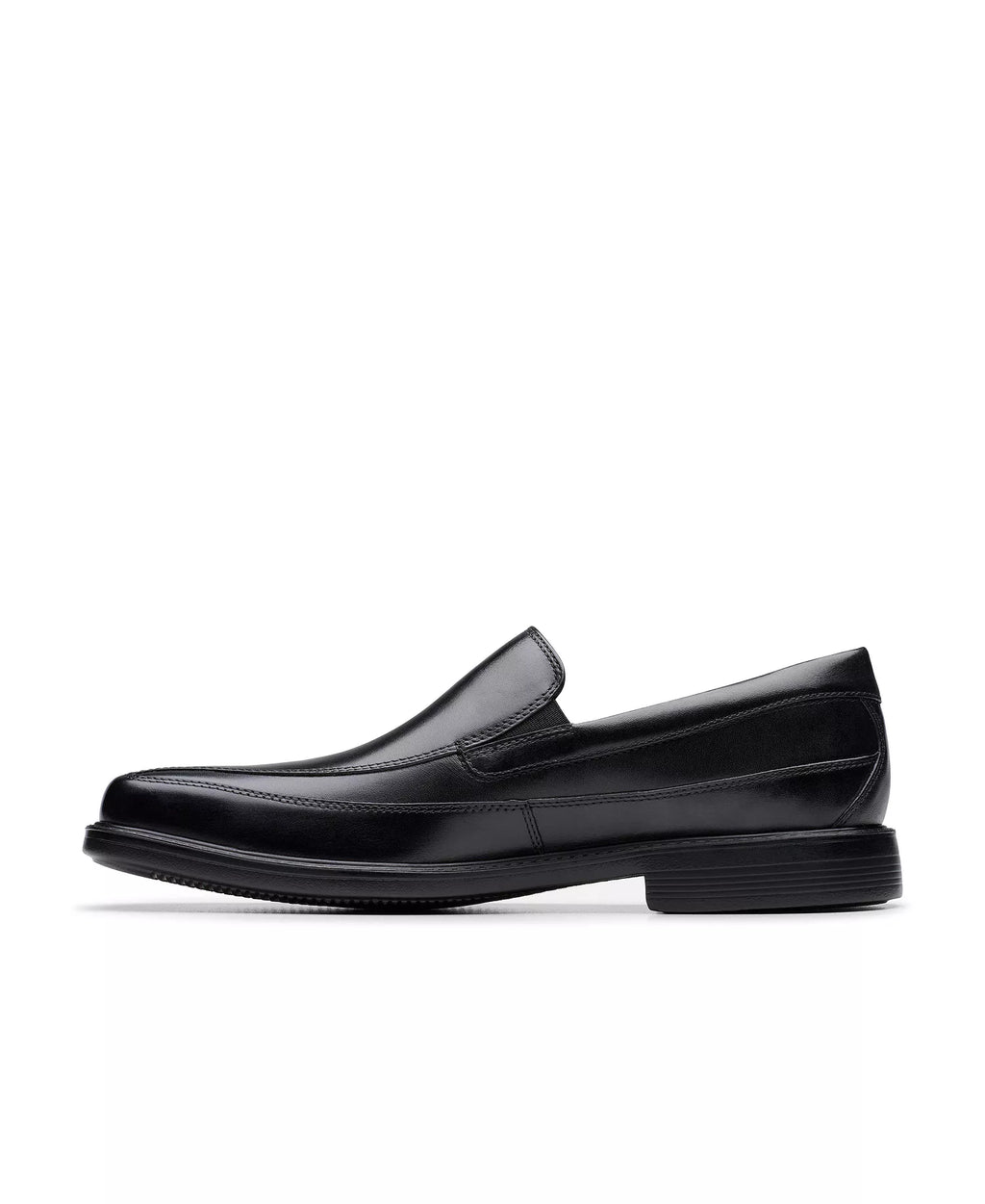 Clarks Men's Cosgrove Free Leather Dress Loafers   Black Leather Size 10