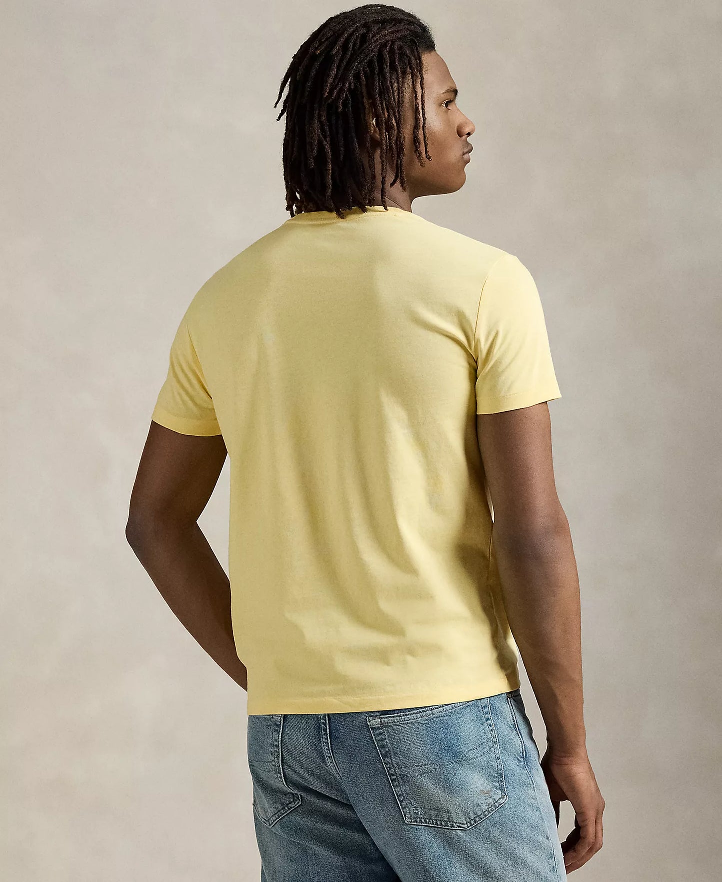 Polo Ralph Lauren Men's Classic Fit Crew Neck T-Shirt  Oasis Yellow Size M