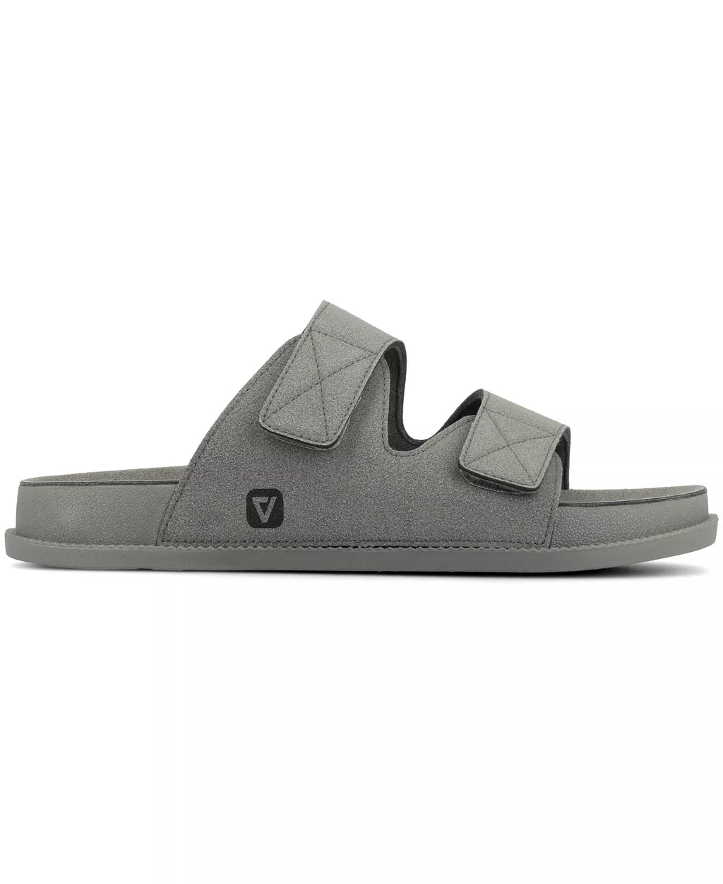 Vance Co. Men's Orlando Comfort Adjustable Strap Sandals  Gray Size 9