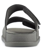Vance Co. Men's Orlando Comfort Adjustable Strap Sandals  Gray Size 9