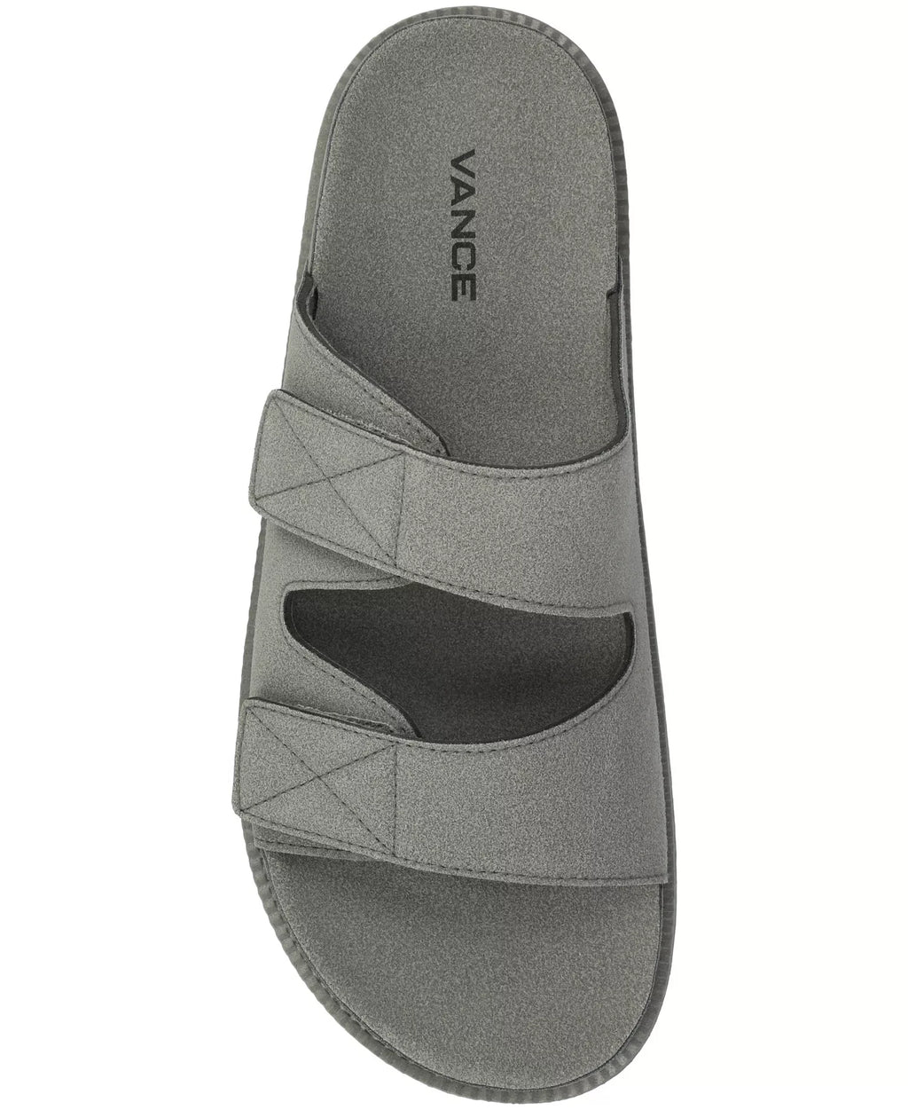 Vance Co. Men's Orlando Comfort Adjustable Strap Sandals  Gray Size 9