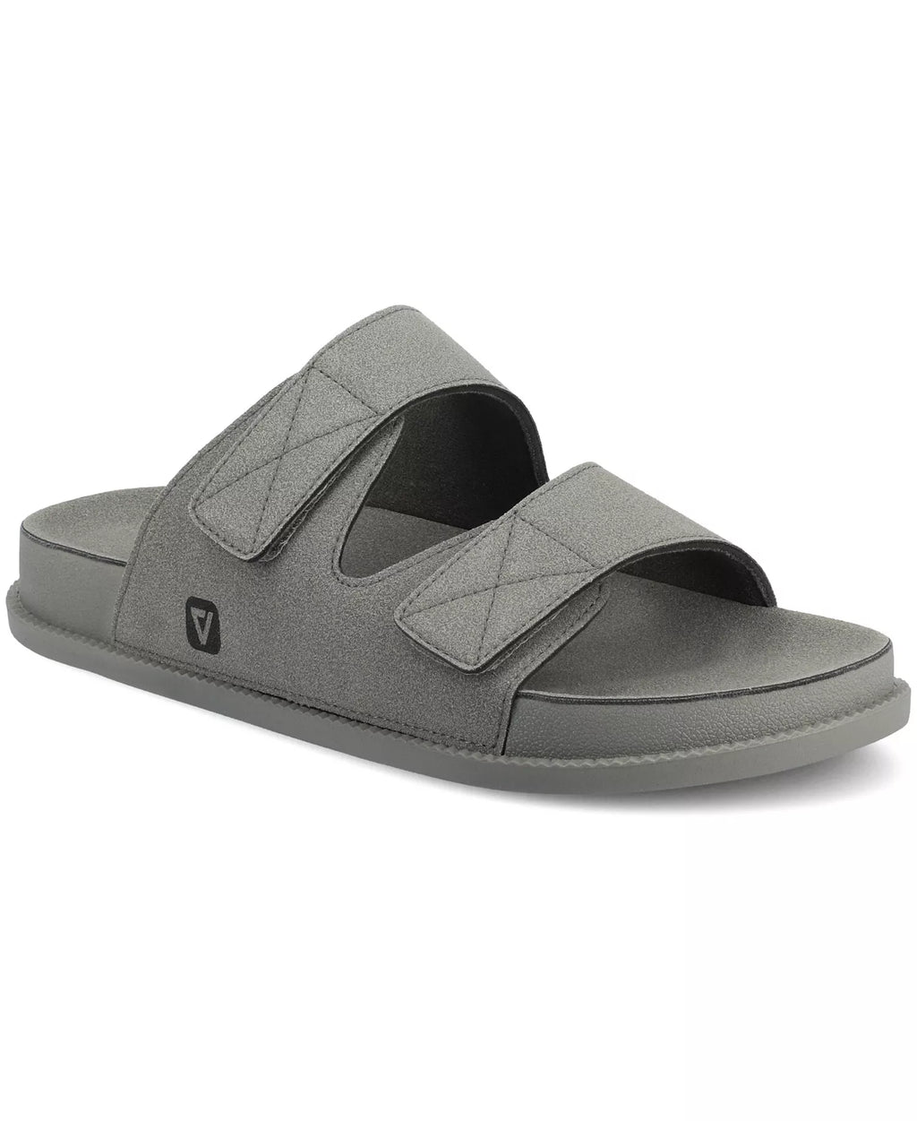 Vance Co. Men's Orlando Comfort Adjustable Strap Sandals  Gray Size 9