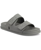 Vance Co. Men's Orlando Comfort Adjustable Strap Sandals  Gray Size 9