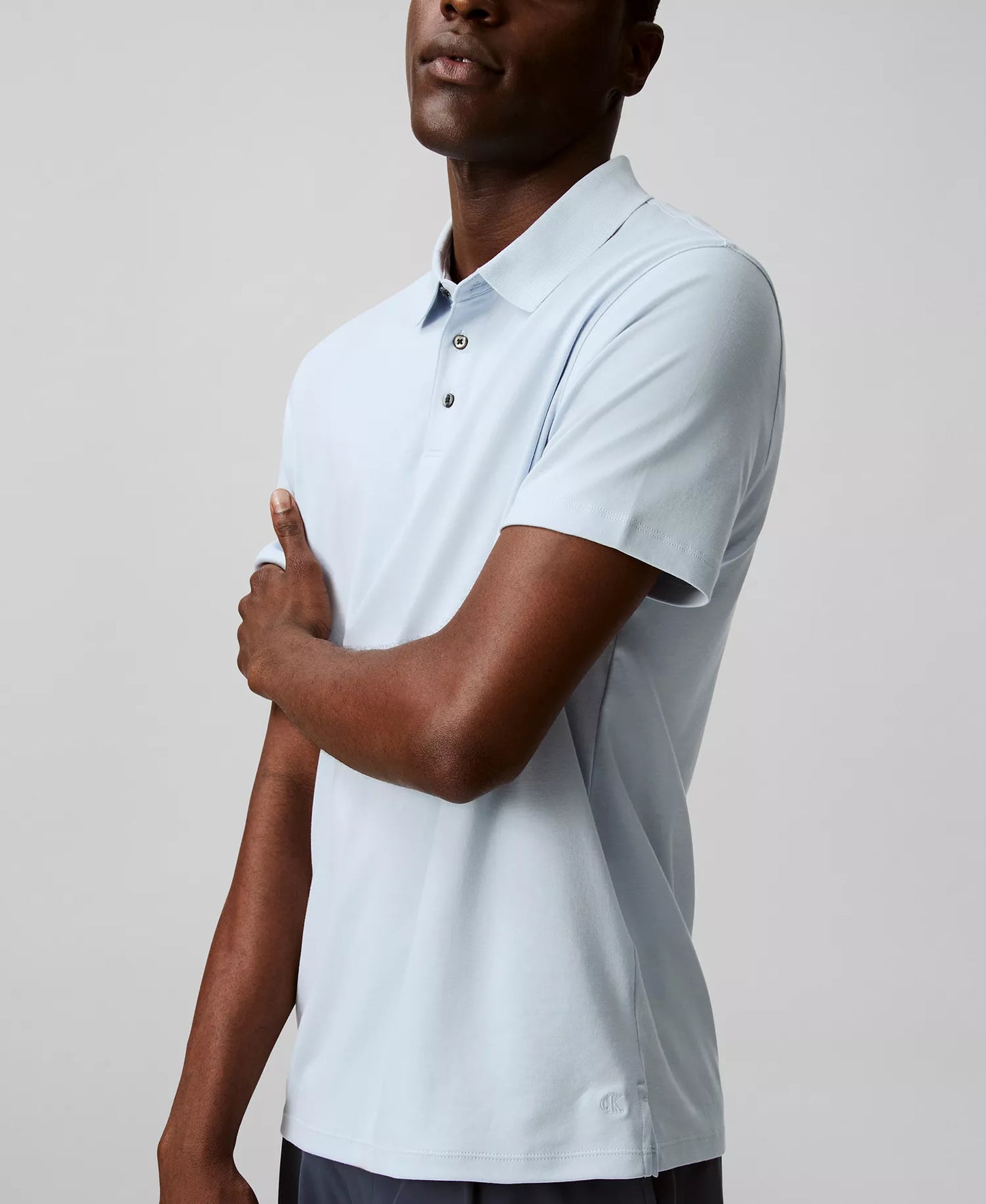 Calvin Klein Men's Short Sleeve Supima Cotton Polo Shirt  Plein Air Size XL