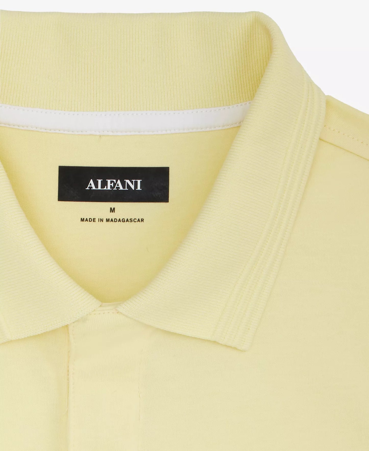 Alfani Men's Regular-Fit Mercerized Polo Shirt  Washed Yellow Size XL