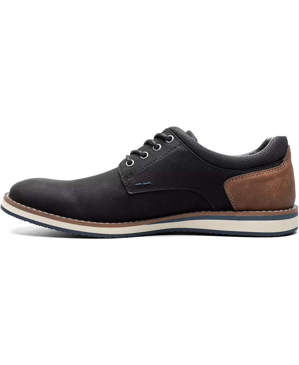 Nunn Bush Men's Hyde II Plain Toe Oxfords  Black Size 12W