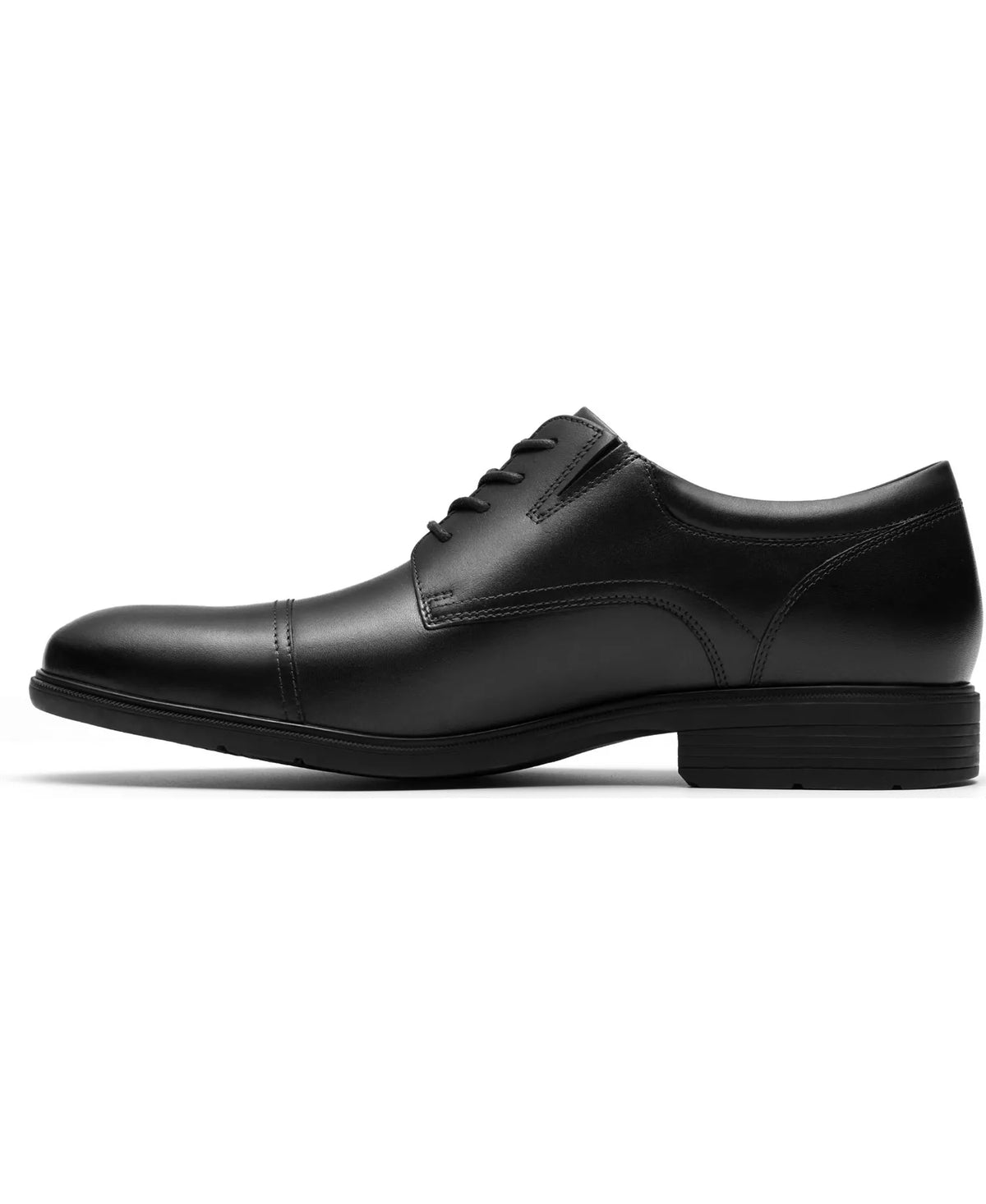 Clarks Men's Steadwell Cap Dress Shoes  Black Leather Size 11