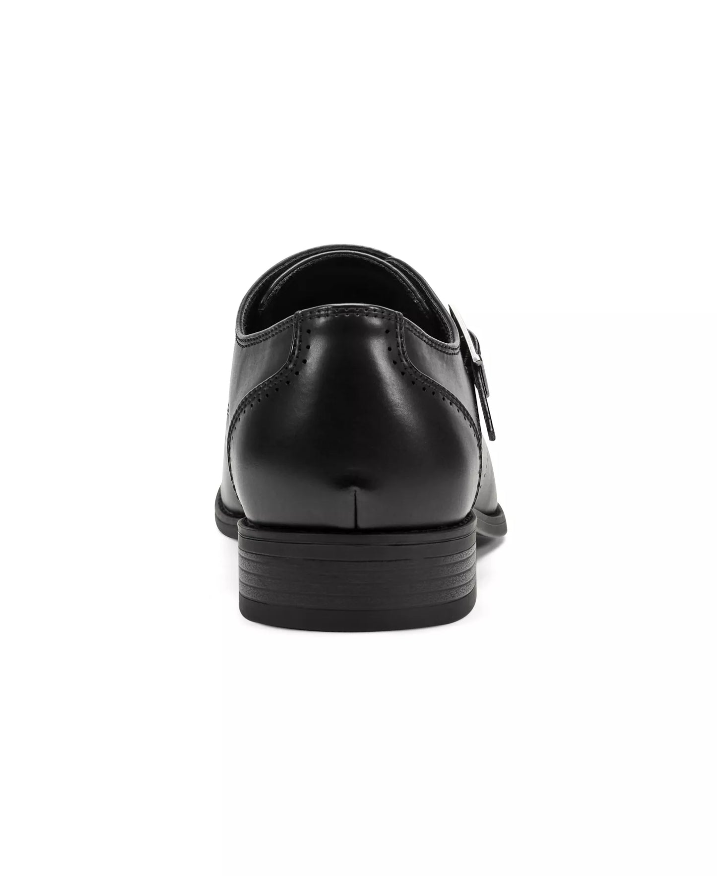 Kenneth Cole Reaction Men's Cheer Single Monk Strap Shoes  Black Size 13