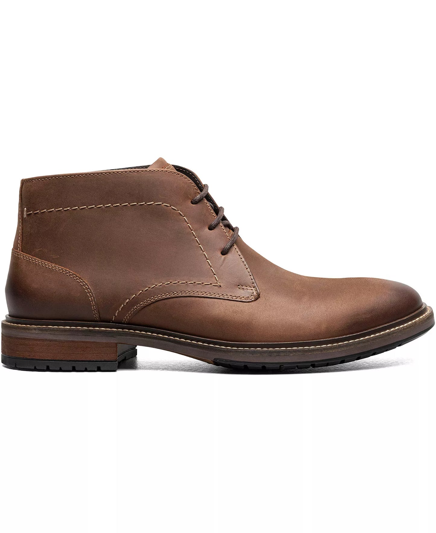 Florsheim Men's Forge Plain Toe Chukka Boots  Brown Size 10