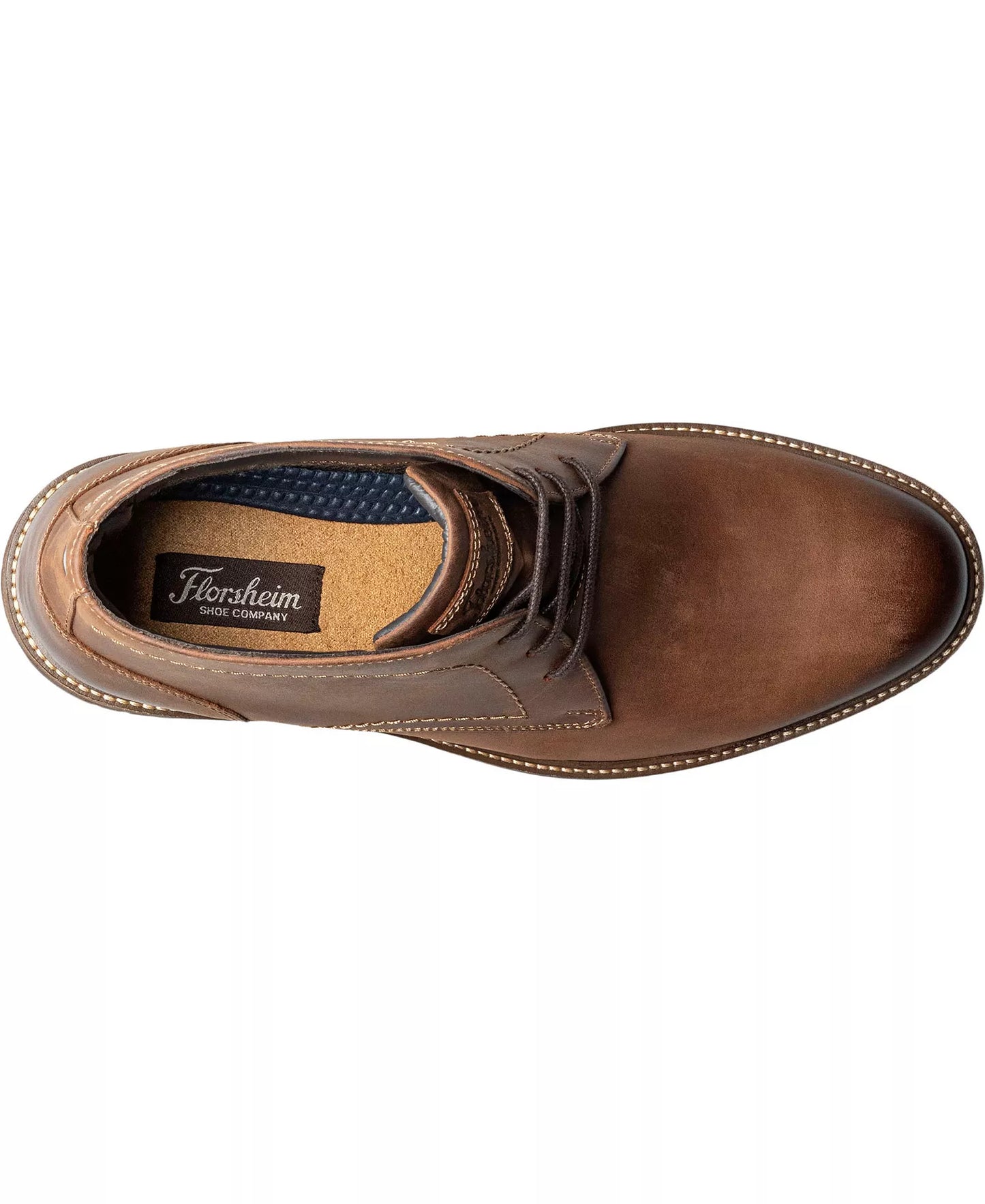 Florsheim Men's Forge Plain Toe Chukka Boots  Brown Size 10