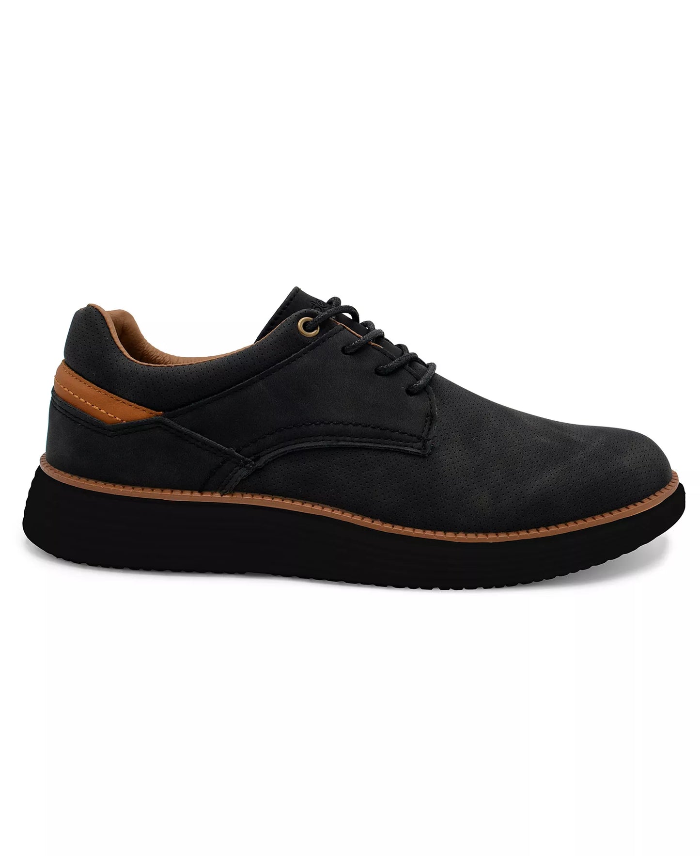 Akademiks Men's Dayton Oxford Dress Casual Sneakers  Black Size 10