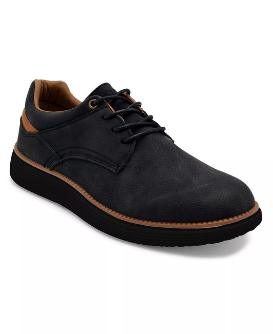 Akademiks Men's Dayton Oxford Dress Casual Sneakers  Black Size 10