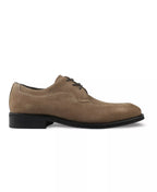Alfani Men's Noahh Genuine Suede Leather Dress Shoes  Tan Suede Size 10