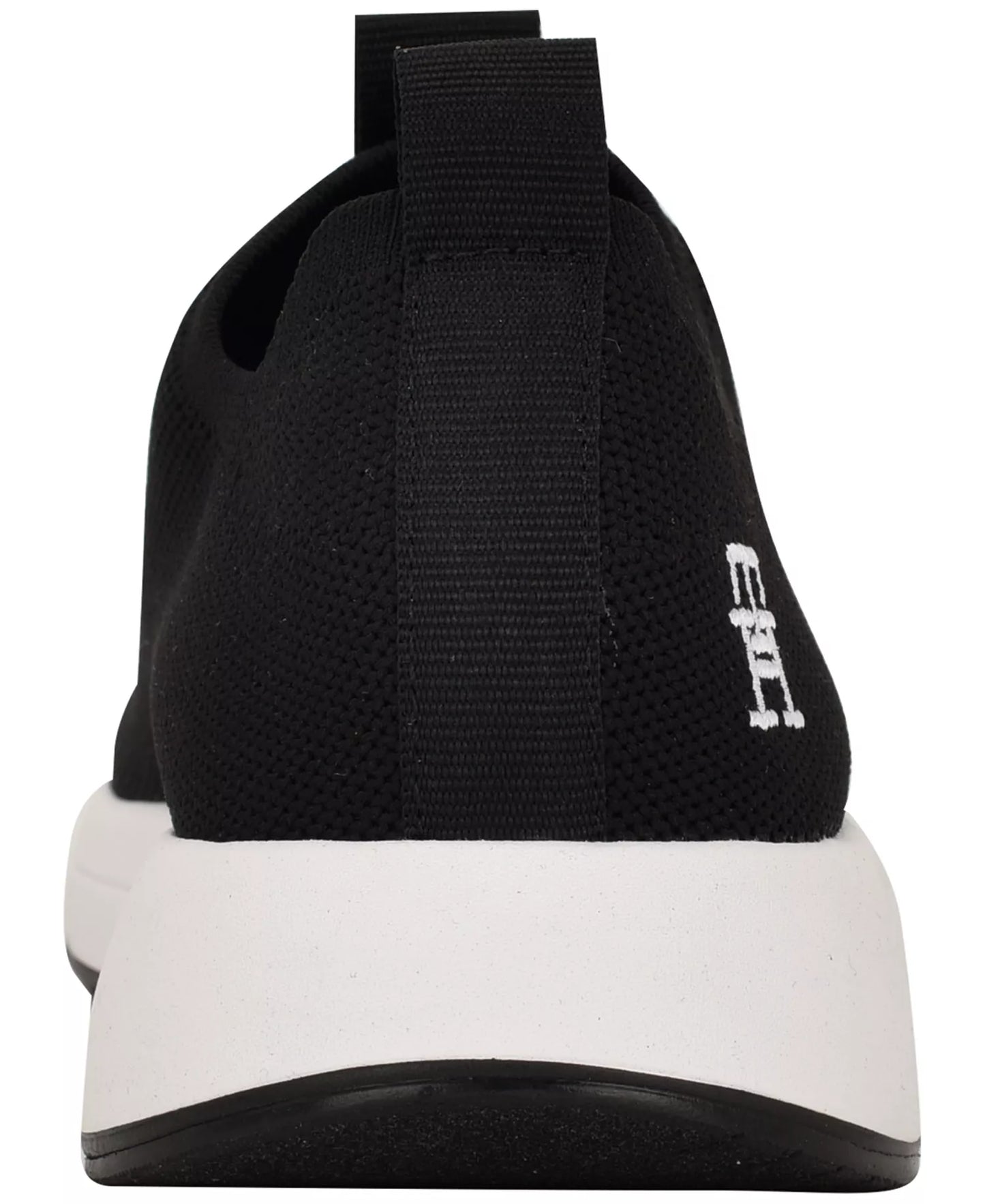 Tommy Hilfiger Women's Ada Lightweight Knit Slip-On Sneakers  Black/White Size 8