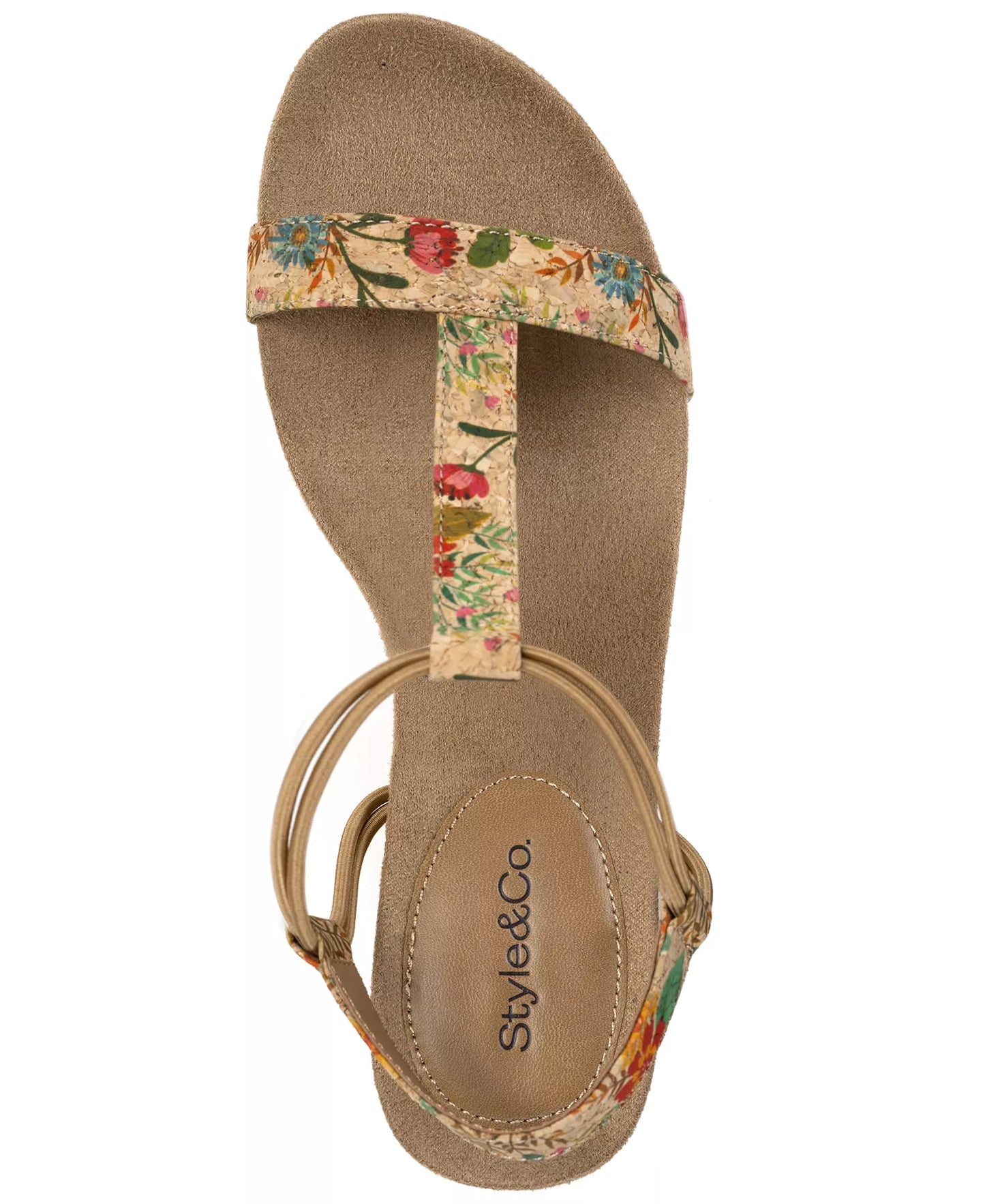 Style & Co Women's Step N Flex Voyage Wed  Rose Gold Size 7