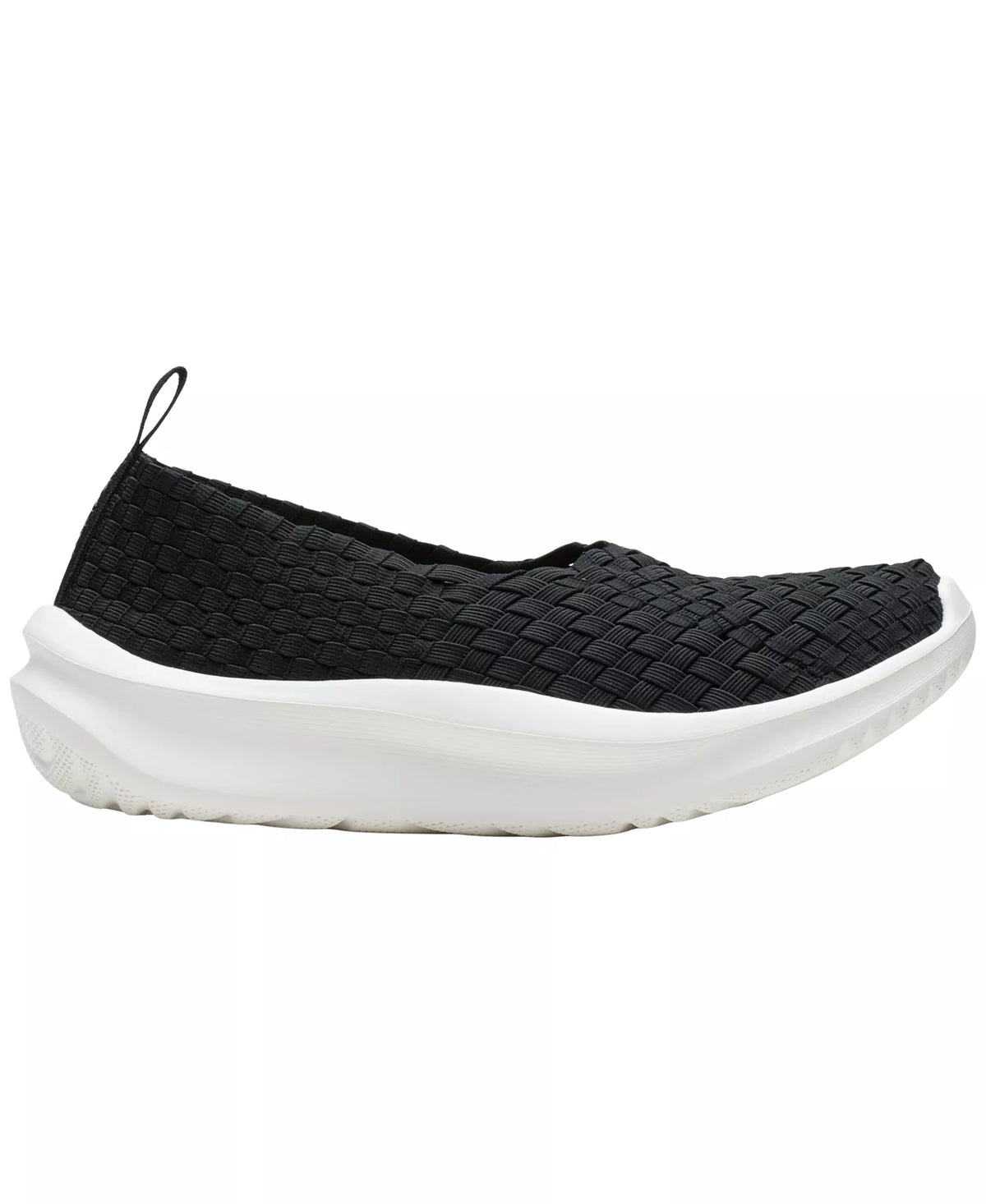 Clarks Women's Cloudsteppers Solevana Weave Slip On Sneakers  Black Size 9.5