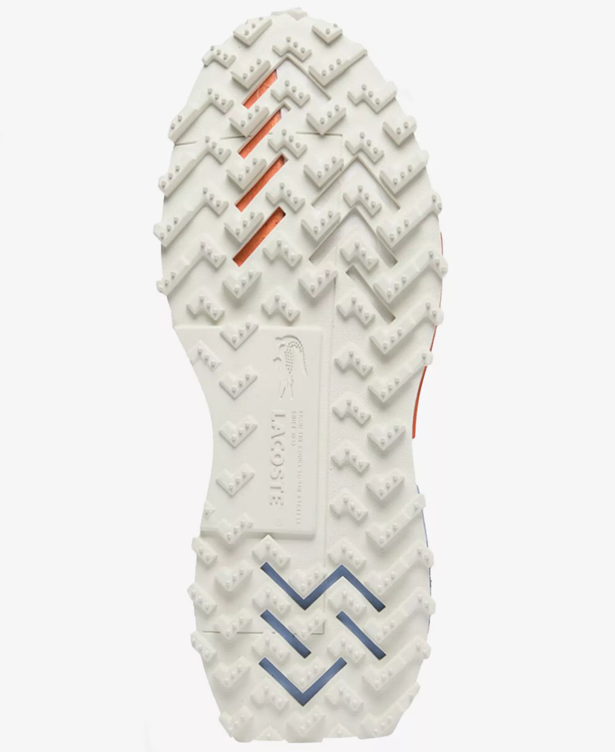 Lacoste Men's Elite Active Lace-Up Sneakers   White/Blue Size 9