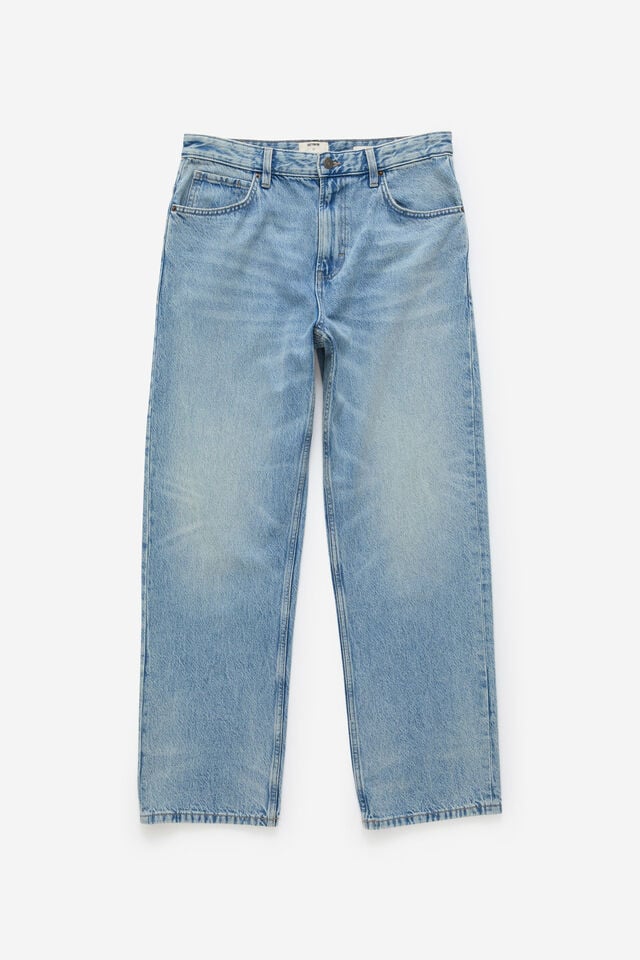 COTTON ON Men's Denim Baggy Jeans  Eagles Blue W36xL30