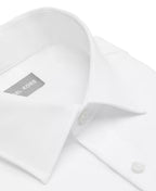 Michael Kors Men's Ultra Wrinkle Free Stretch Regular-Fit Dress Shirt  White Size 18 34/35
