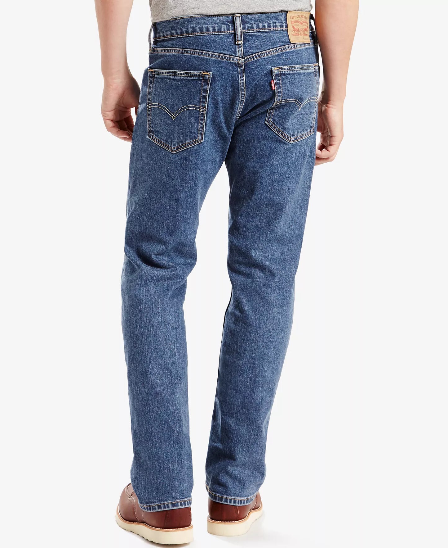 Levi's Men's 505 Regular-Fit Stretch Jeans  Stonewash W40xL32