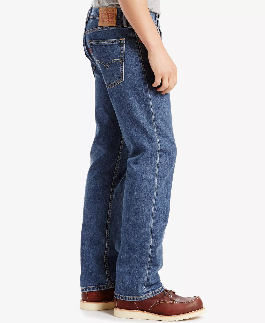 Levi's Men's 505 Regular-Fit Stretch Jeans  Stonewash W40xL32