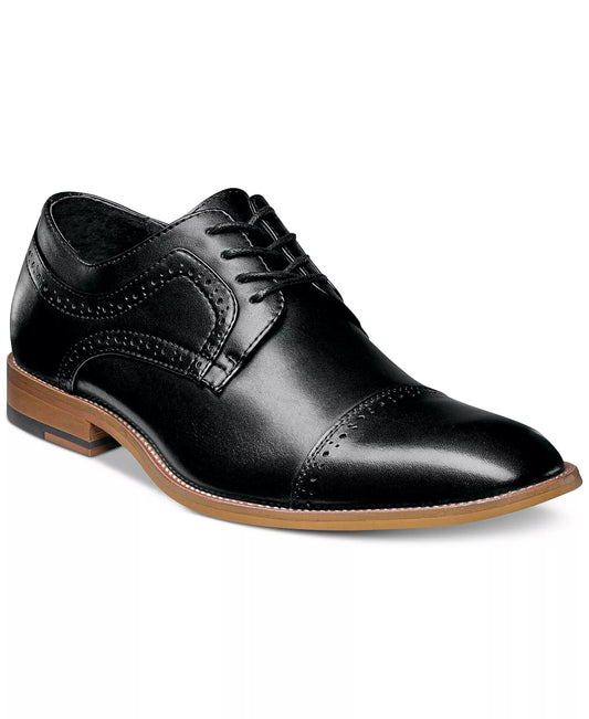 Stacy Adams Men's Dickinson Cap Toe Oxfords  Black Size 8