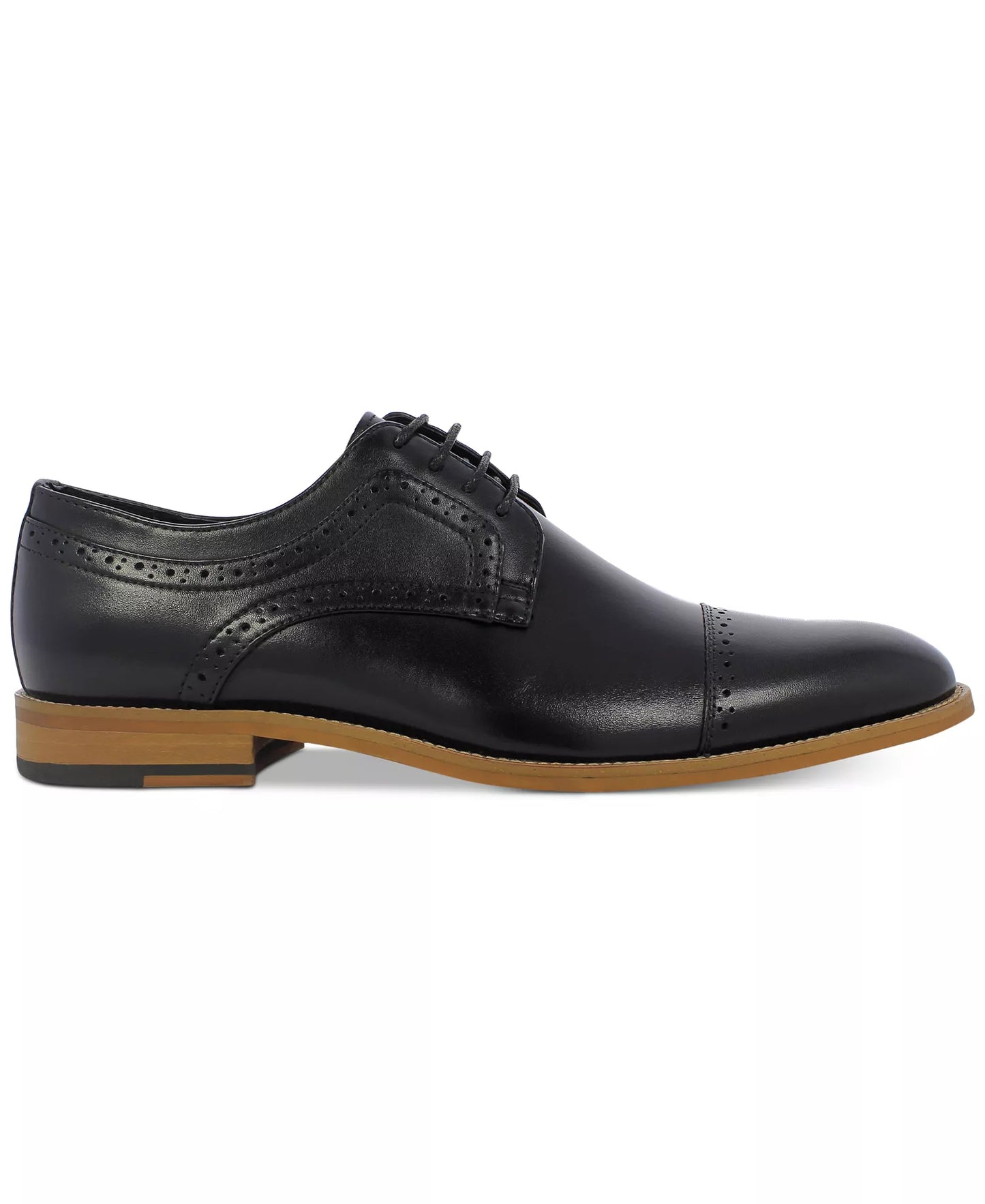 Stacy Adams Men's Dickinson Cap Toe Oxfords  Black Size 10.5