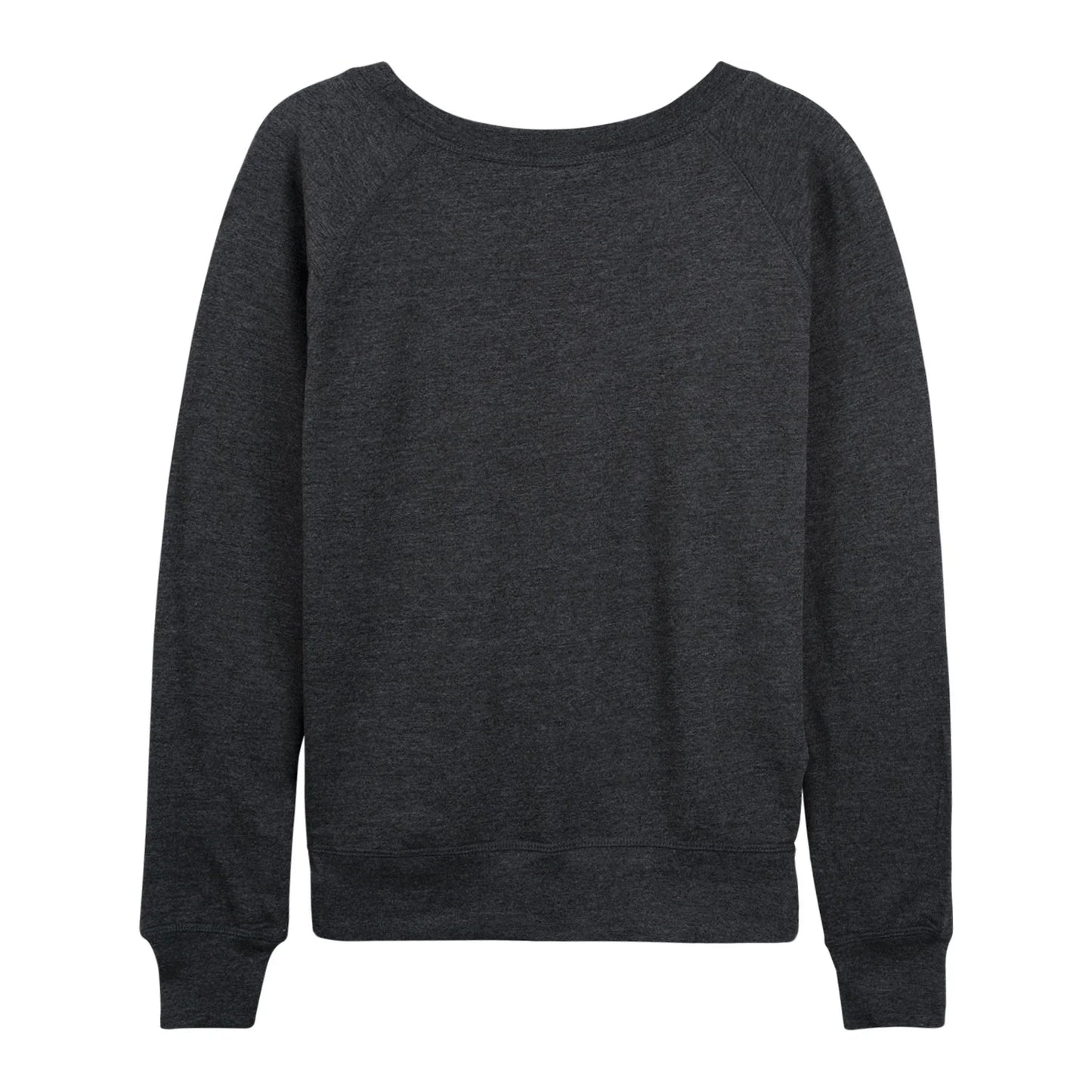 DISNEY Women's Plus Peace Love Minnie French Terry Pullover  Charcoal Size 2XW (No Tag)
