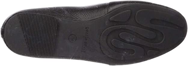 Gentle Souls by Kenneth Cole Women's Eugene Ruffle Slipper Loafer  Color Black Size 9M