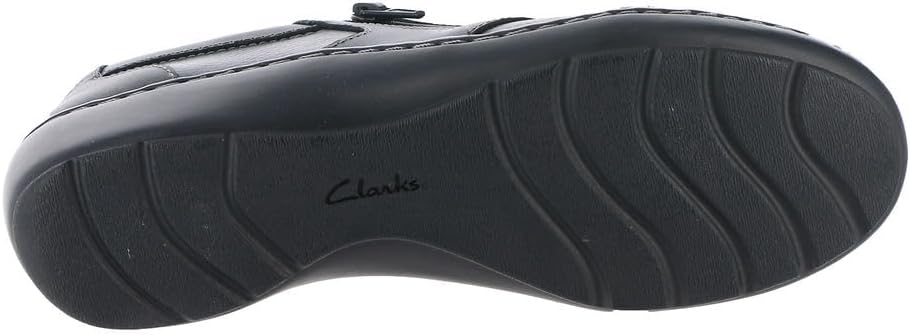 Clarks Women's Cora Giny Cushioned Loafers  Color Black Leather Size 9.5M