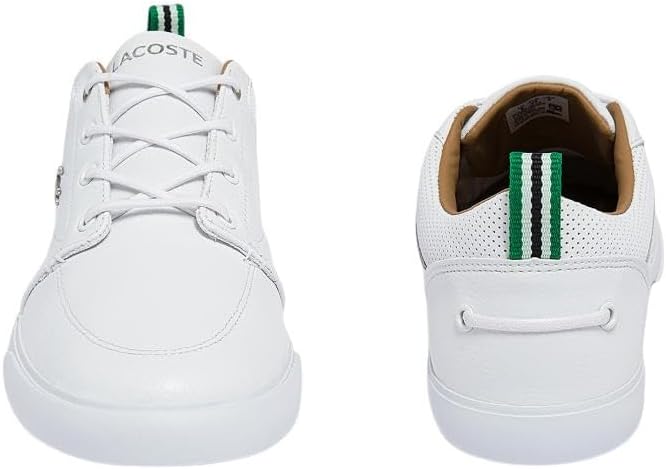 Lacoste Men's Bayliss Sneakers Deep White Size 12